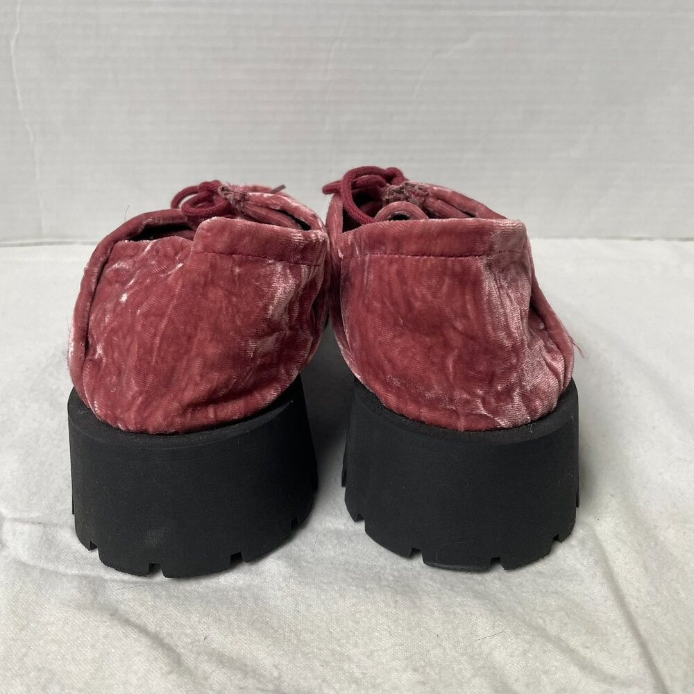Free People Convertible Velvet Oxford Loafers with Lug Sole - Picture 5 of 10